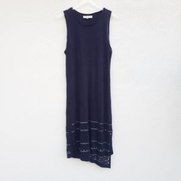 REBECCA MINKOFF Linen Studded Asymmetrical - Picture 3 of 8